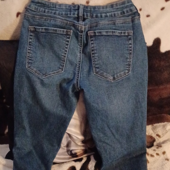 PACSUN, DISTRESSED, LOW RISE, SKINNIEST, STRETCH JEANS W24X36 - Picture 6 of 10